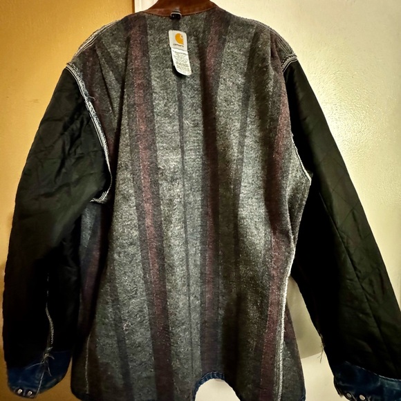 Mens Carhartt Jean jacket blanket lined - Picture 6 of 6
